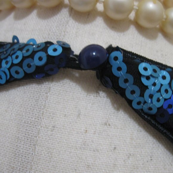 Sequin Party Dress sz S - M Aqua Blue Purple Stretch Mini - Picture 7 of 10